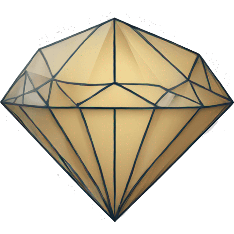 line inside a geometrical diamond emoji