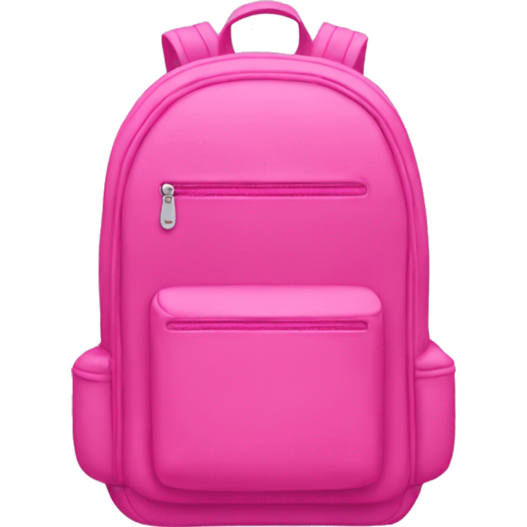 Pink backpack emoji