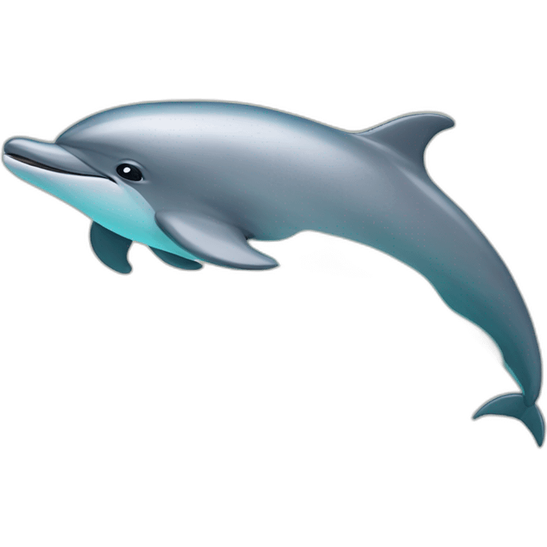 Snooring dolphin emoji