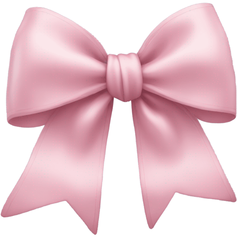 Light pink bow emoji