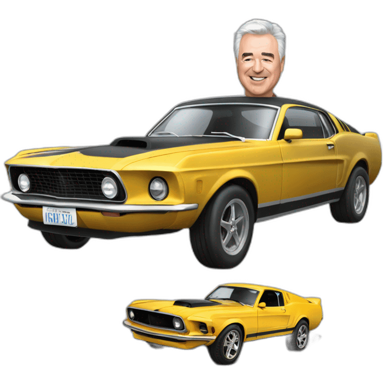 Leo Laporte and his Mustang Mach E emoji