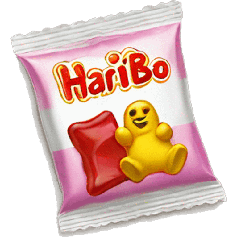 Packet of haribo emoji