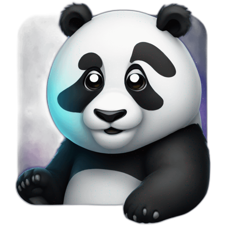 Panda space emoji