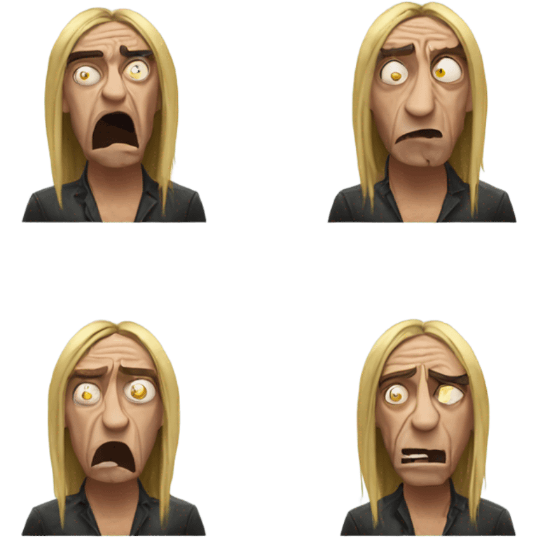 iggy pop afraid emoji