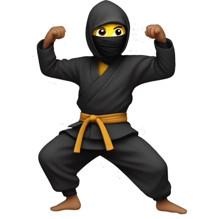 Ninja dancing emoji