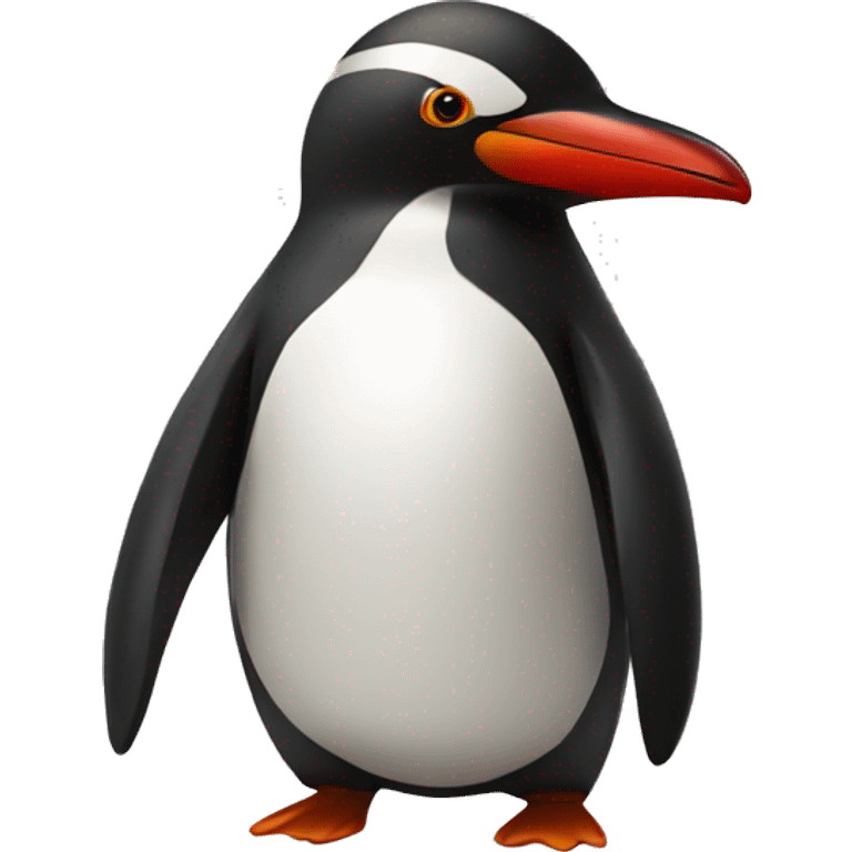 red pinguin emoji