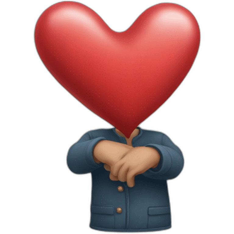 Coeur en main emoji