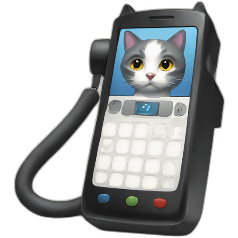 play phone cat emoji