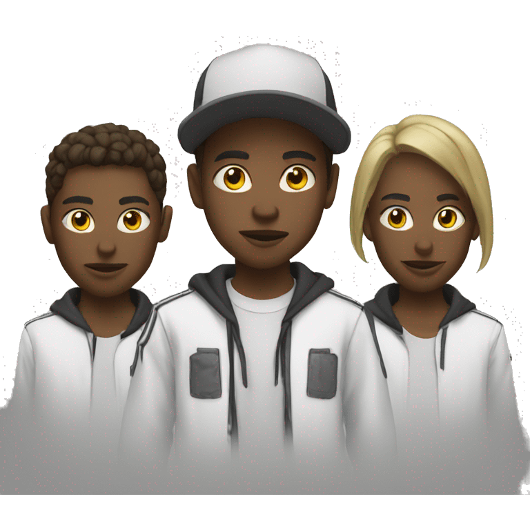 Street gang white team emoji