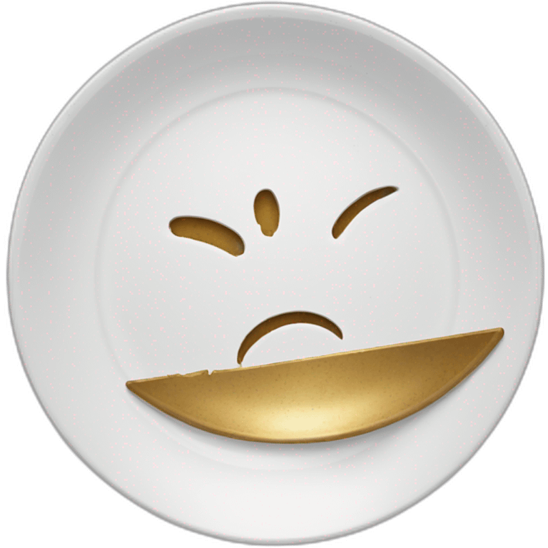 Broken plate emoji