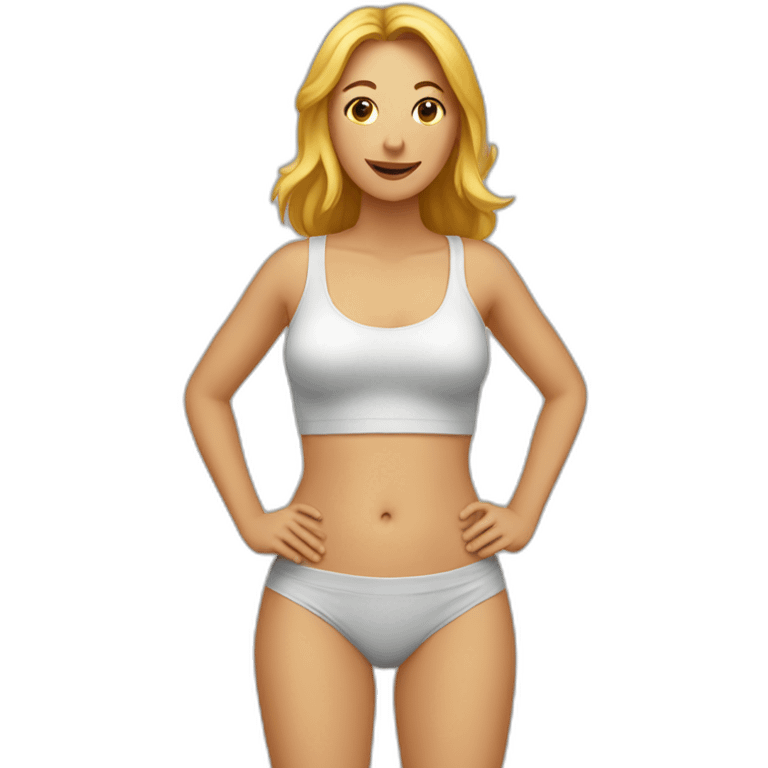 woman's abdomen emoji