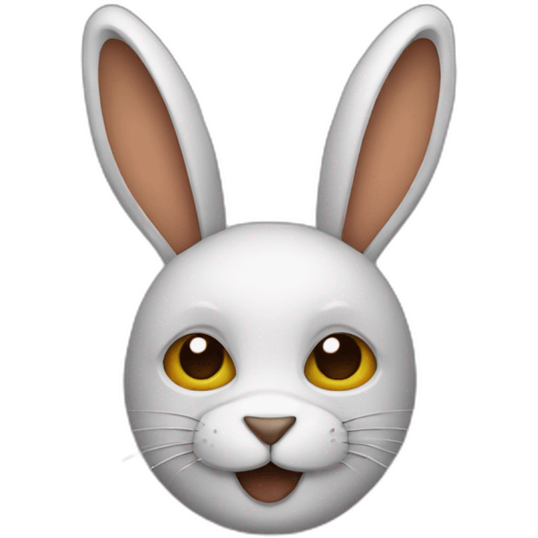 rabbit with mask emoji