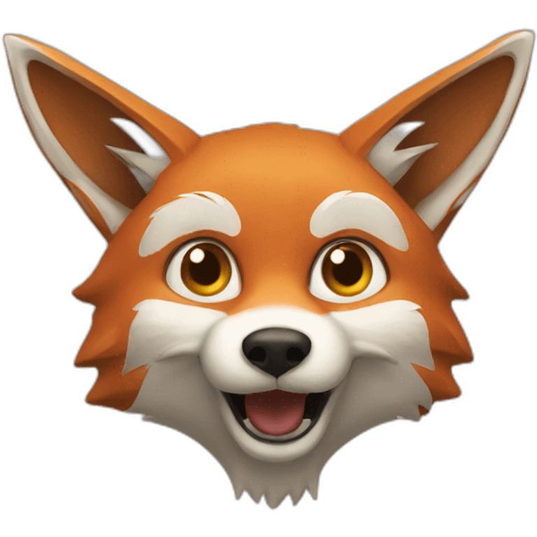 seeking fox emoji