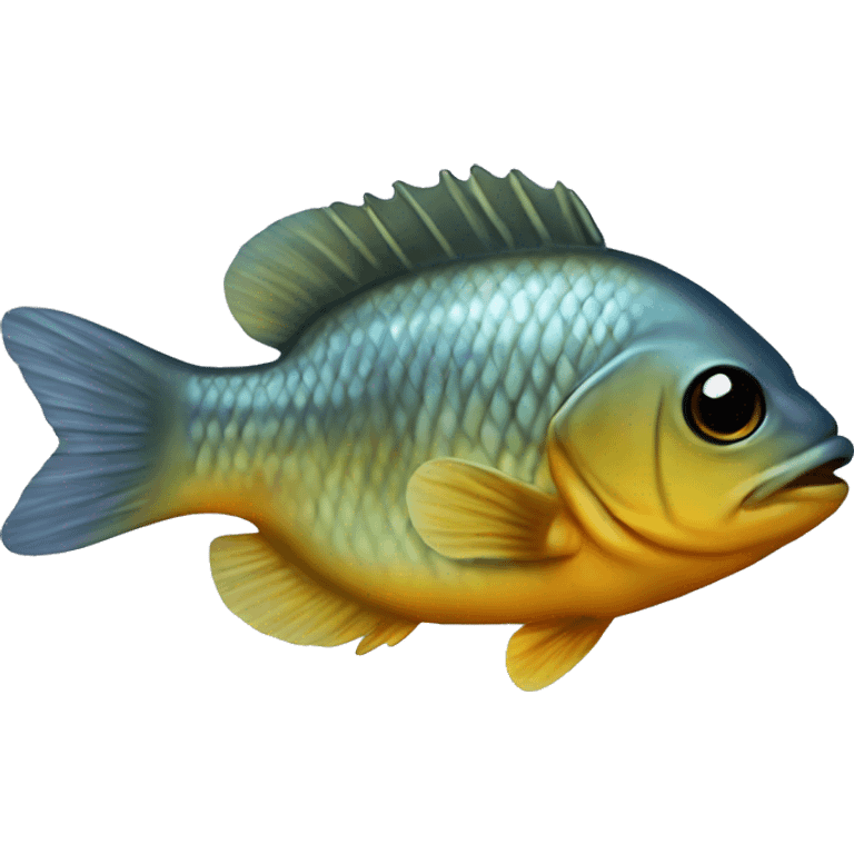 A baby bluegill  emoji