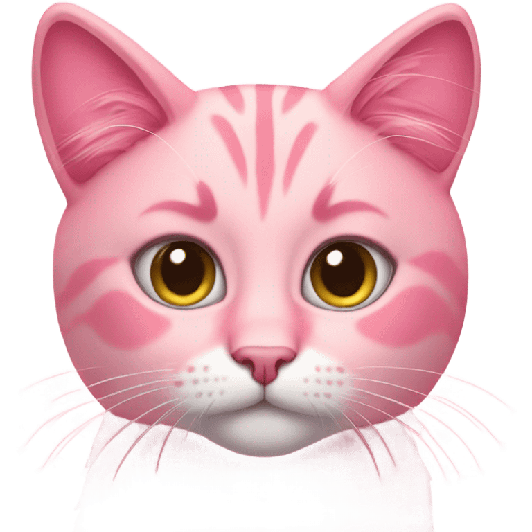 pretty pink cat emoji