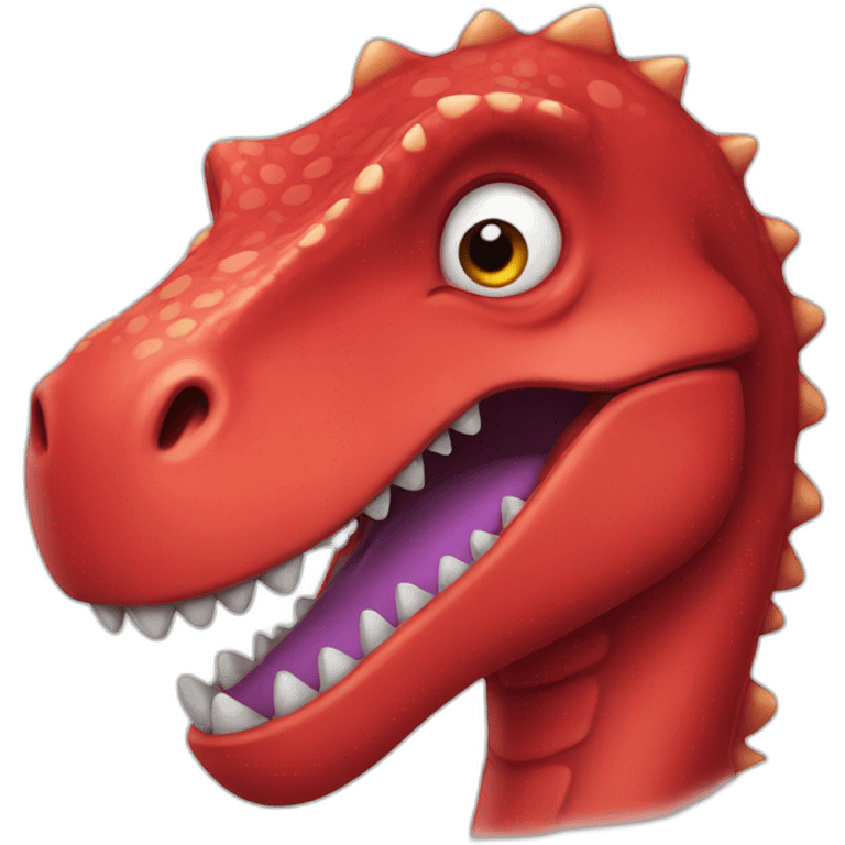 red dinosaur emoji