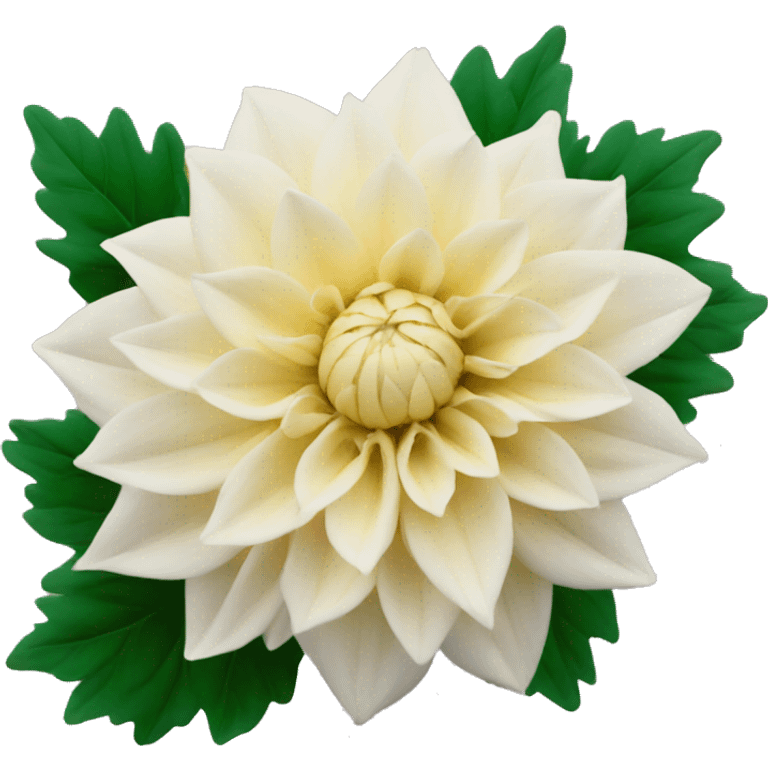 Creme dahlia emoji