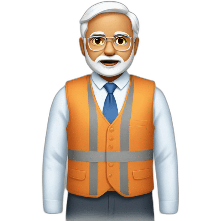 Narendra modi wear vest emoji