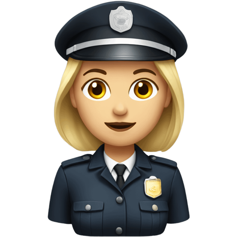 Female security officer emoji