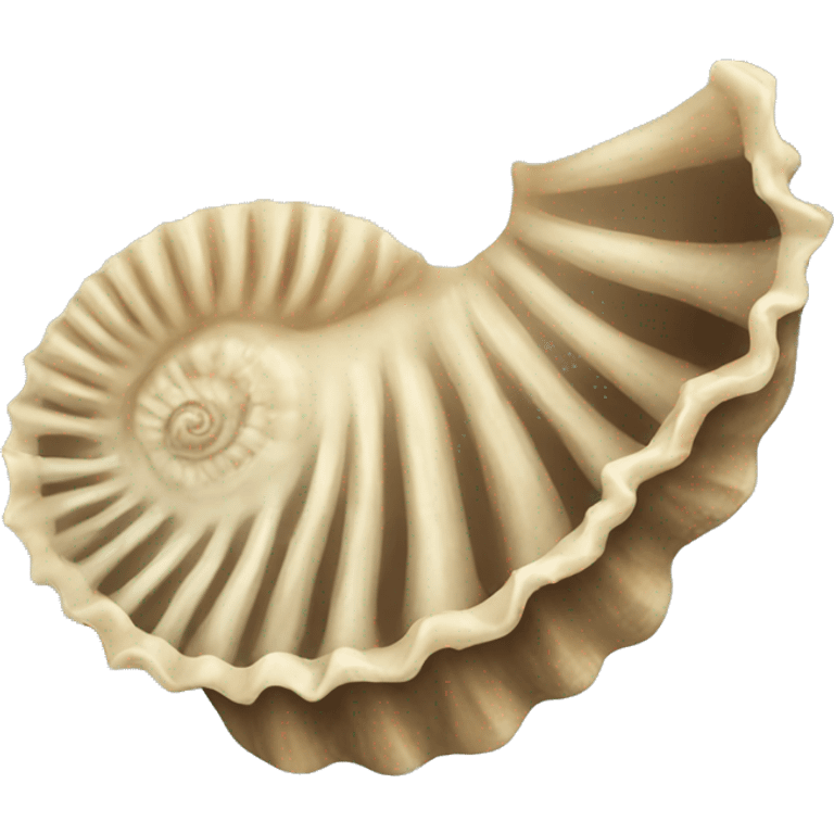 fossil shell emoji