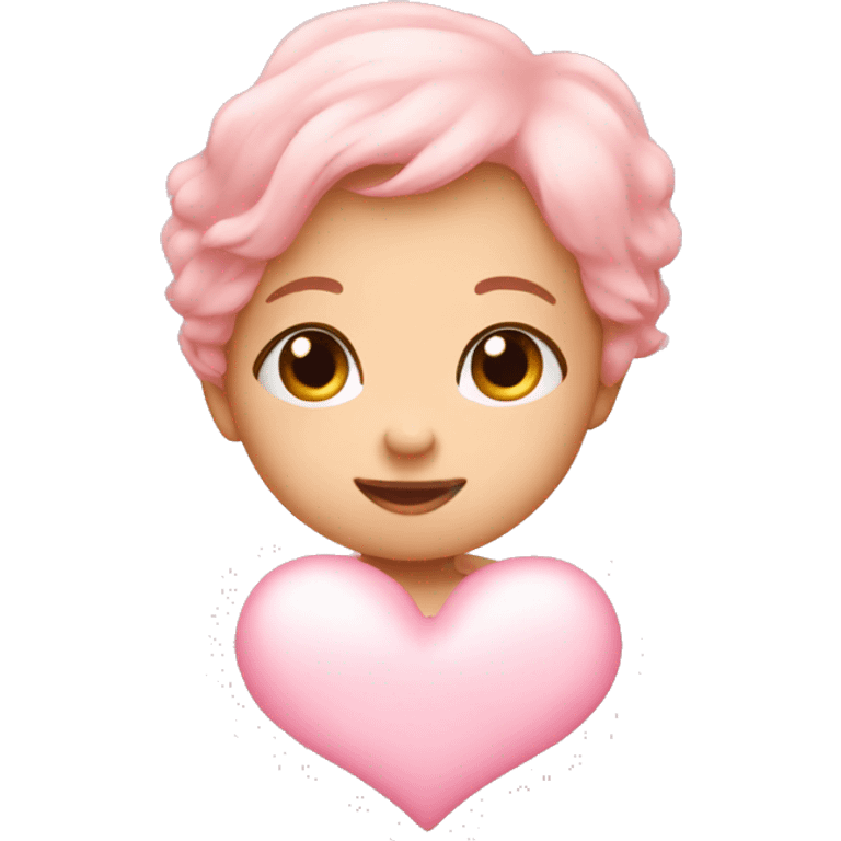 baby pink heart emoji