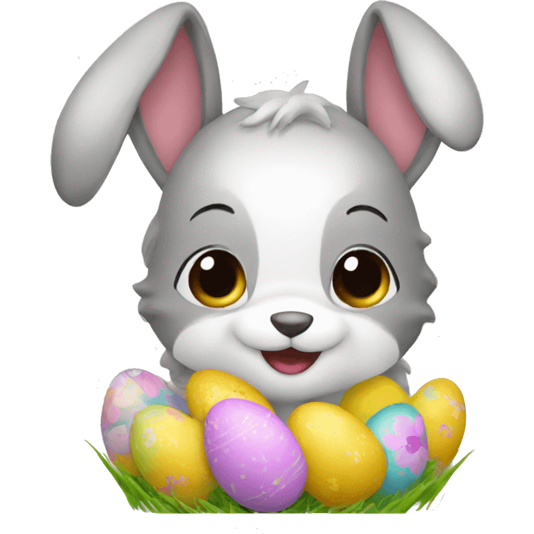 happy easter emoji