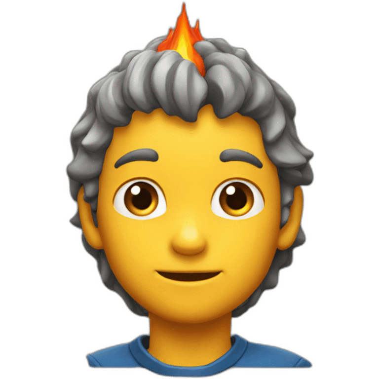 Petit prince volcano emoji