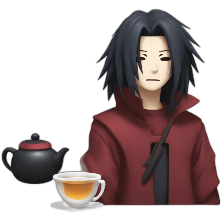 Uchiha Madara and tea emoji