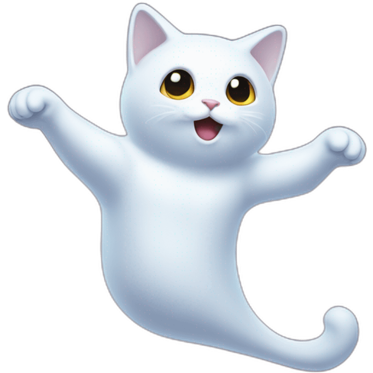 ghost-floating-in-the-air-kitty emoji