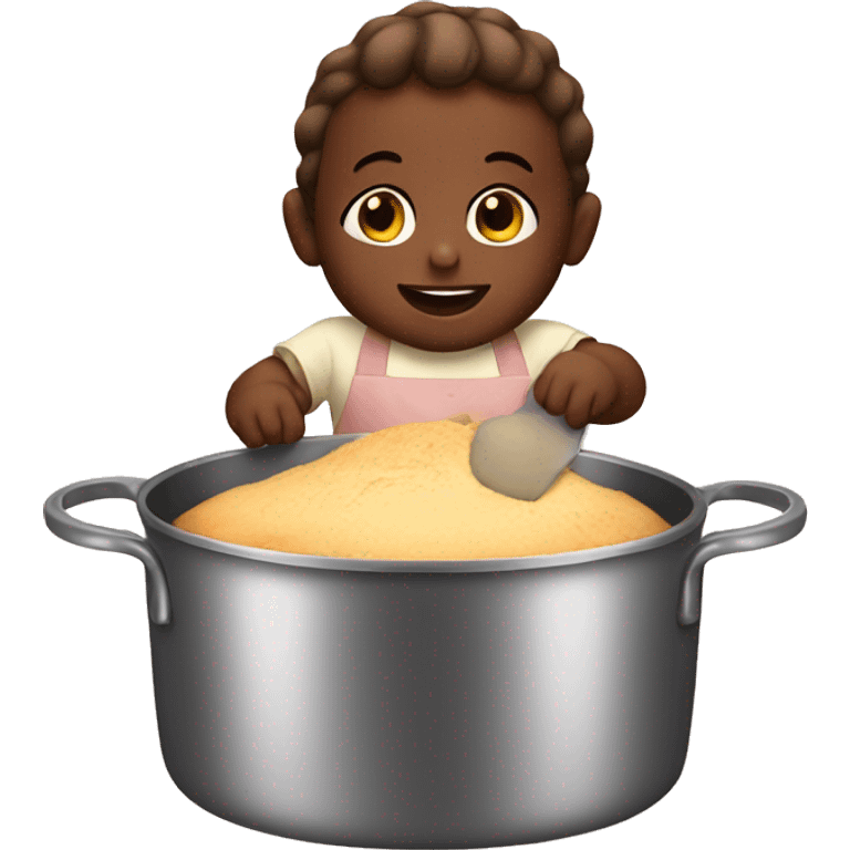 Baby baking  emoji