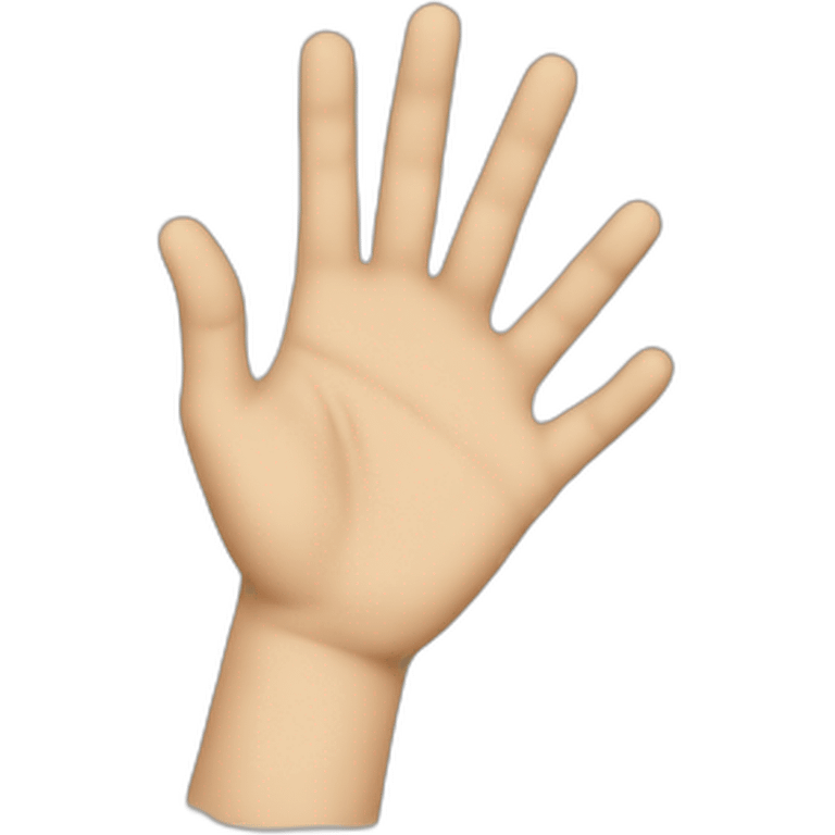 Italienne hand emoji