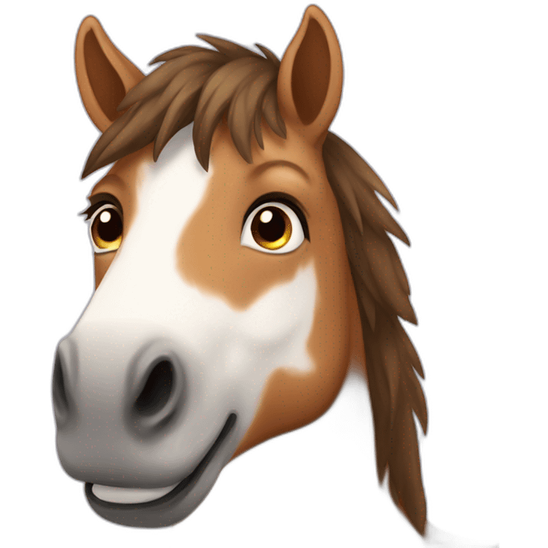 Furry horse  emoji