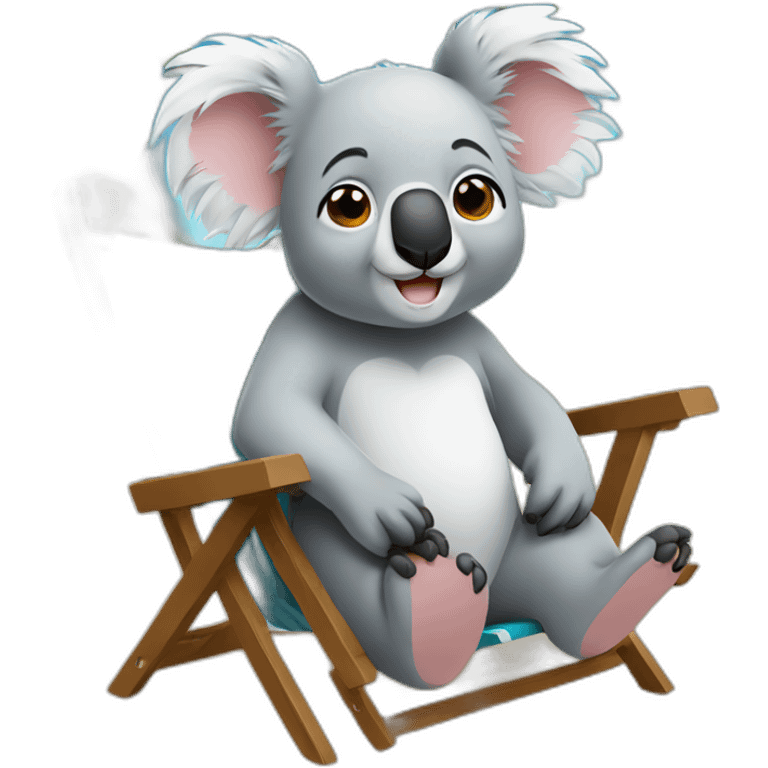 koala on vacation emoji