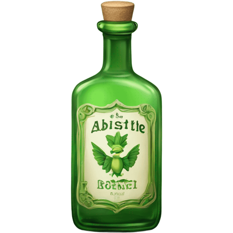 Bottle of absinthe emoji