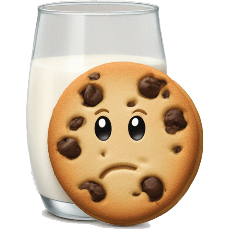 Milk and cookies emoji