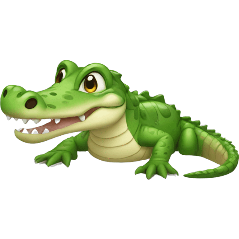 Baby crocodile emoji