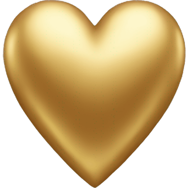 Gold heart emoji