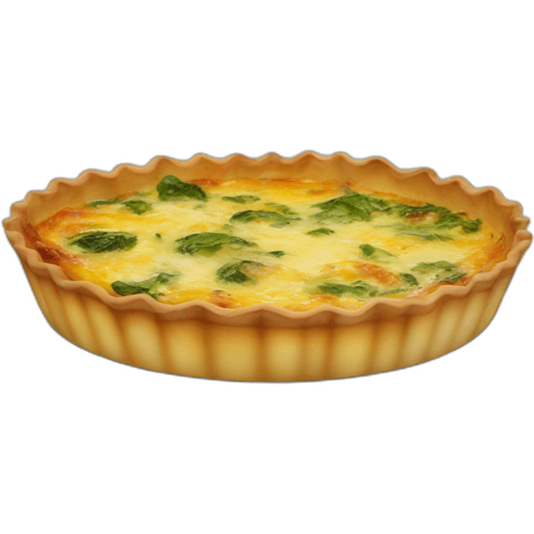 Quiche au poireau emoji