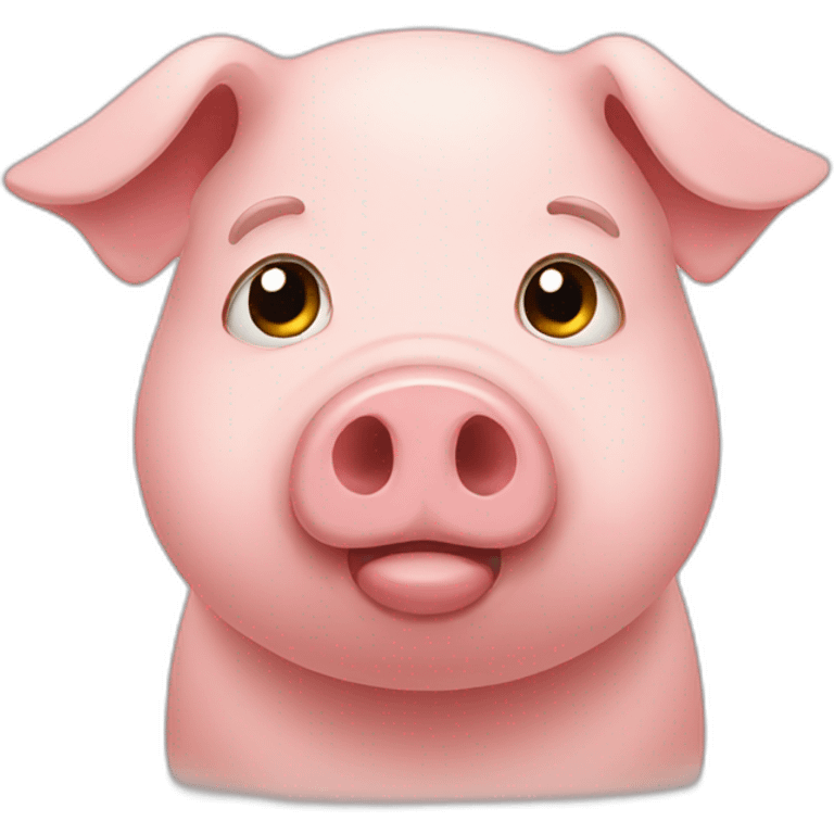 pig sad emoji