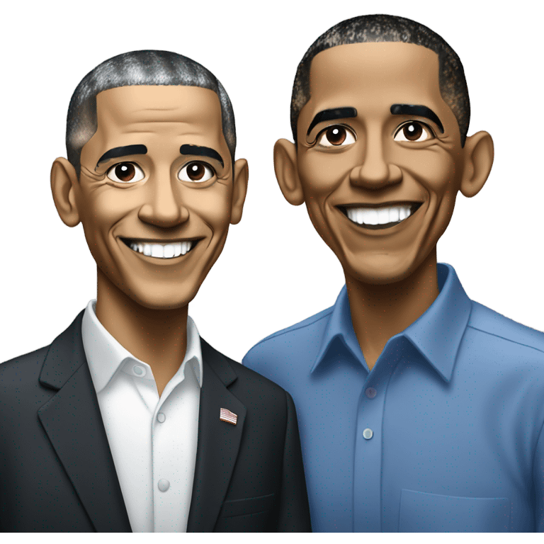 Obama and Mike emoji