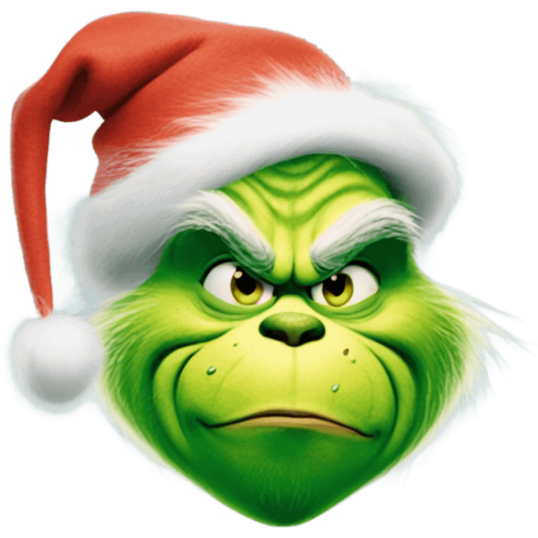 The grinch emoji