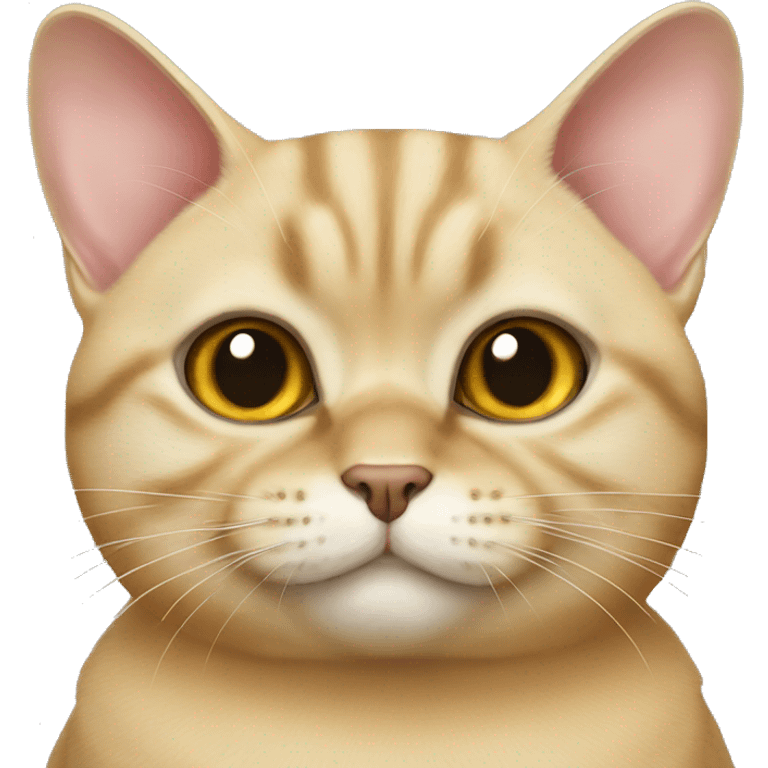 golden british chinchilla cat emoji