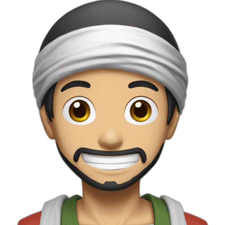 Luffy muslim emoji