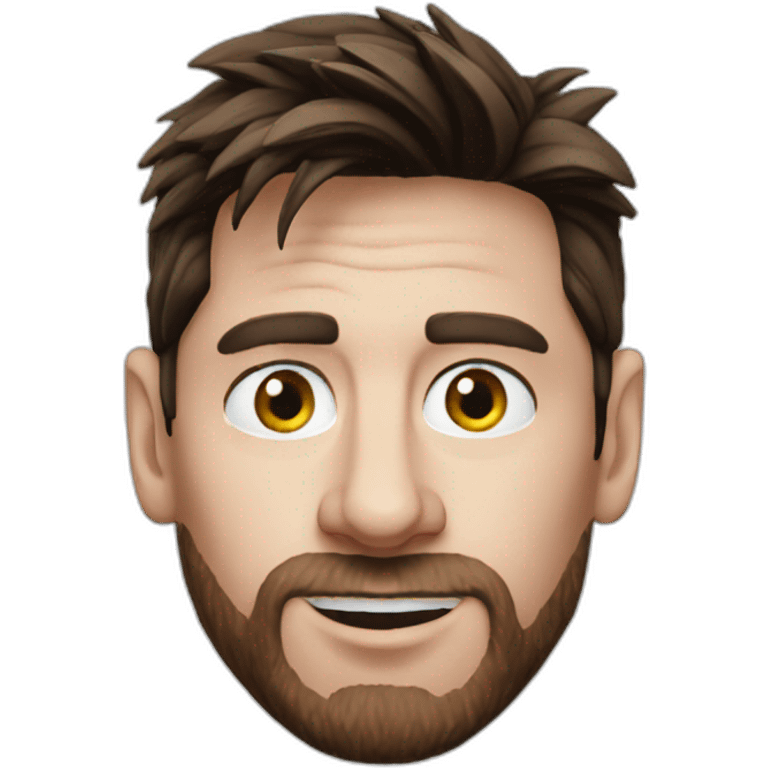 Messi-realistic emoji