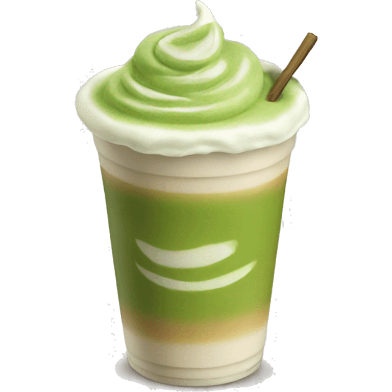 Matcha latte  emoji