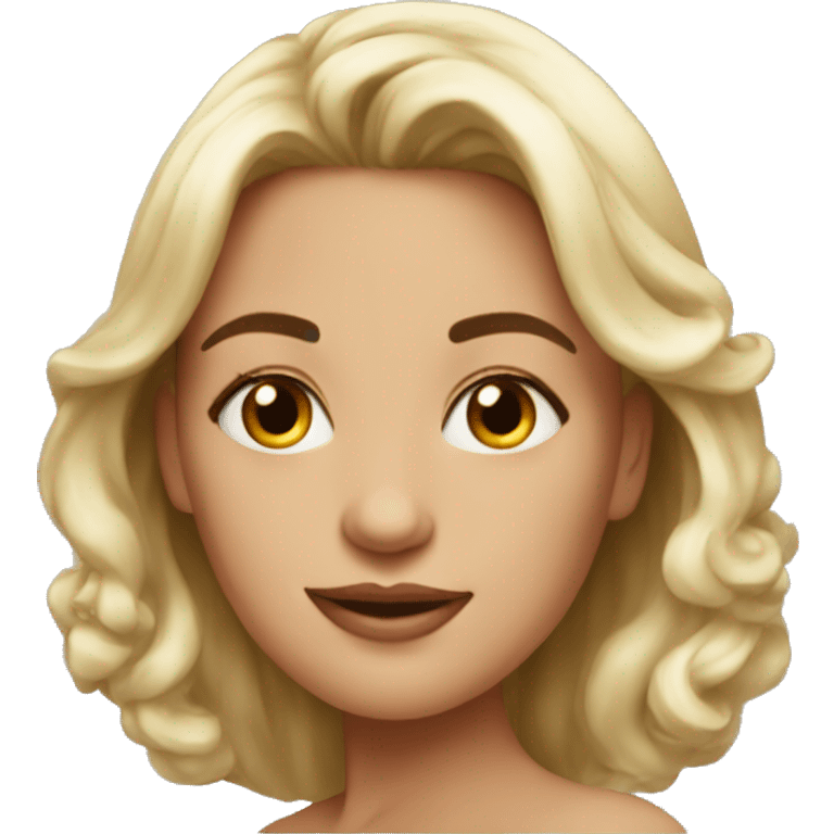 The most beautiful woman on earth emoji