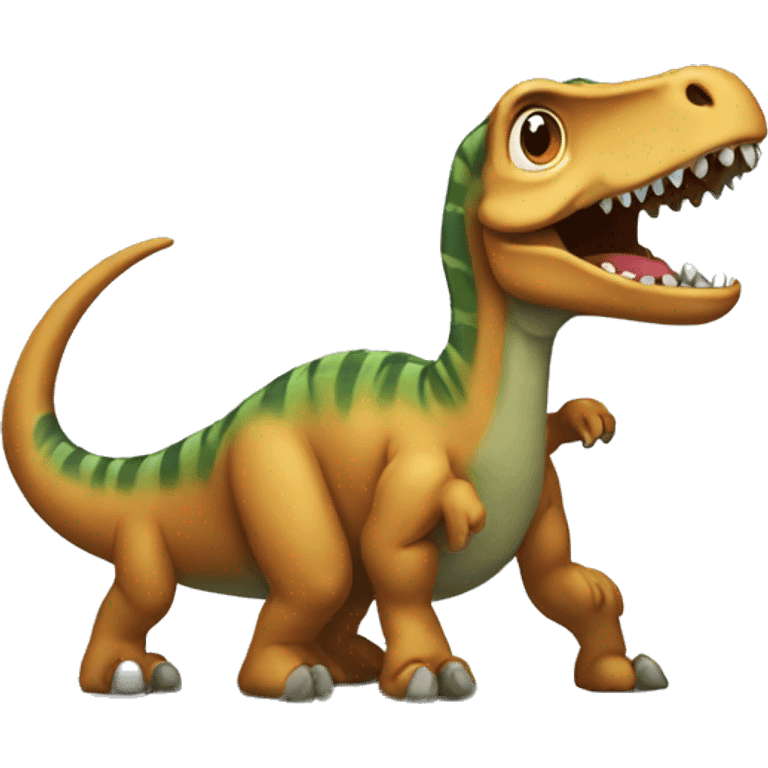 Dino typing emoji