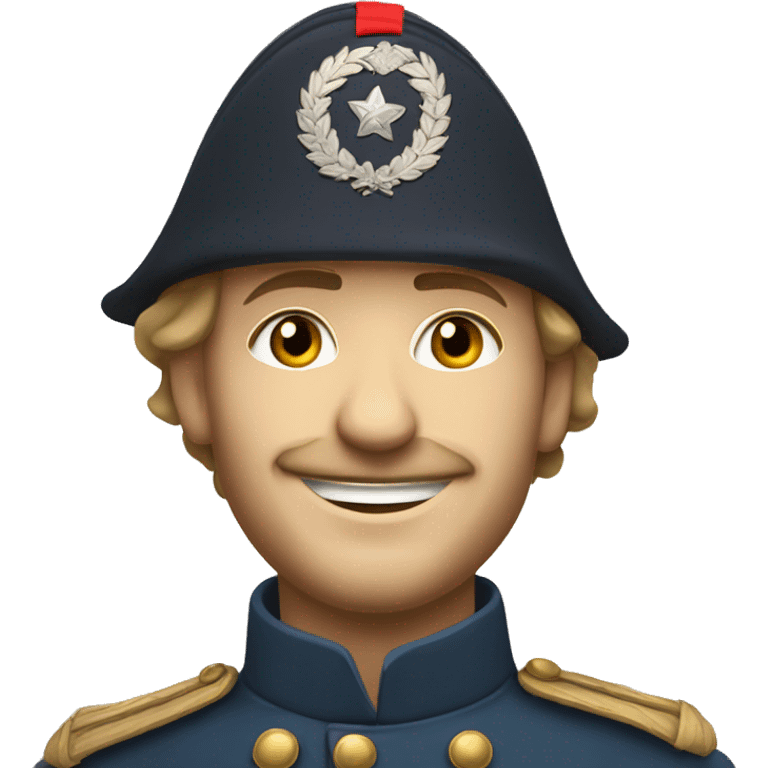 smiling French soldier in the Crimean War emoji