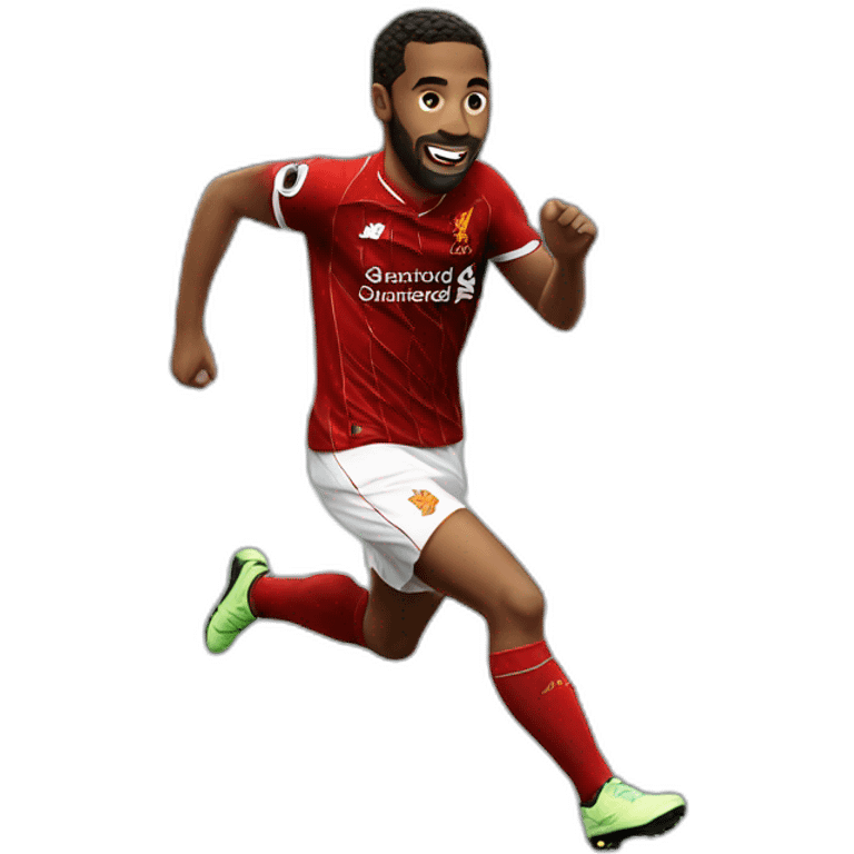 liverpool player running emoji