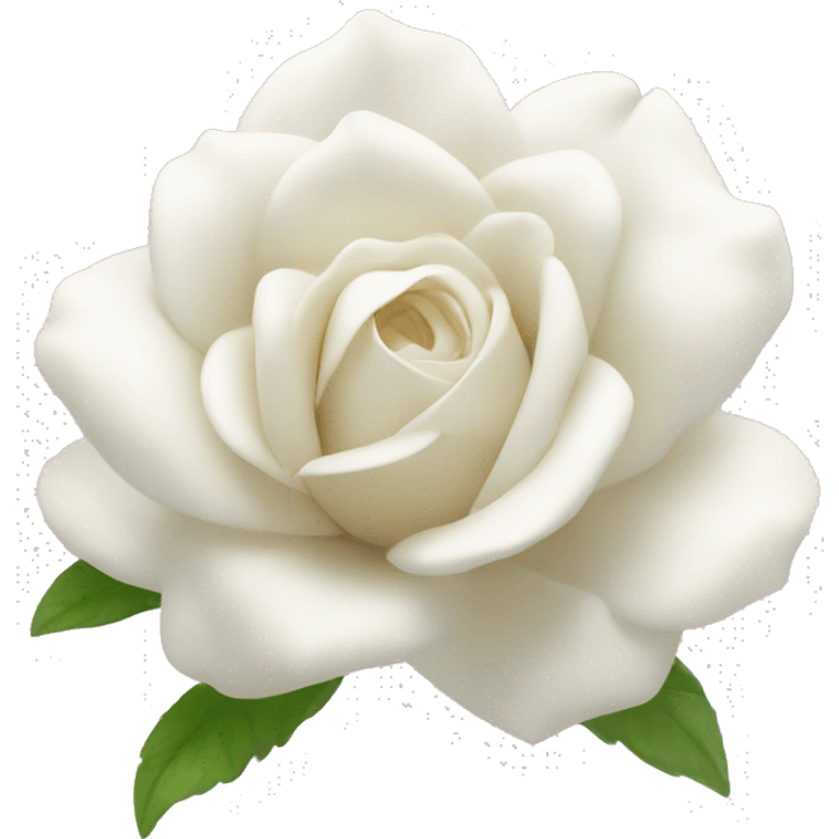 Flor Rosa blanca emoji